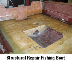 fishing boat structural repair